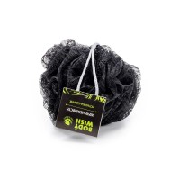 BODYWISH Black Мочалка-шар для тела 50г